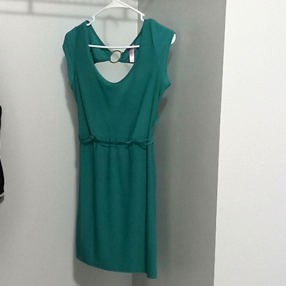 Greenish turquoise dress